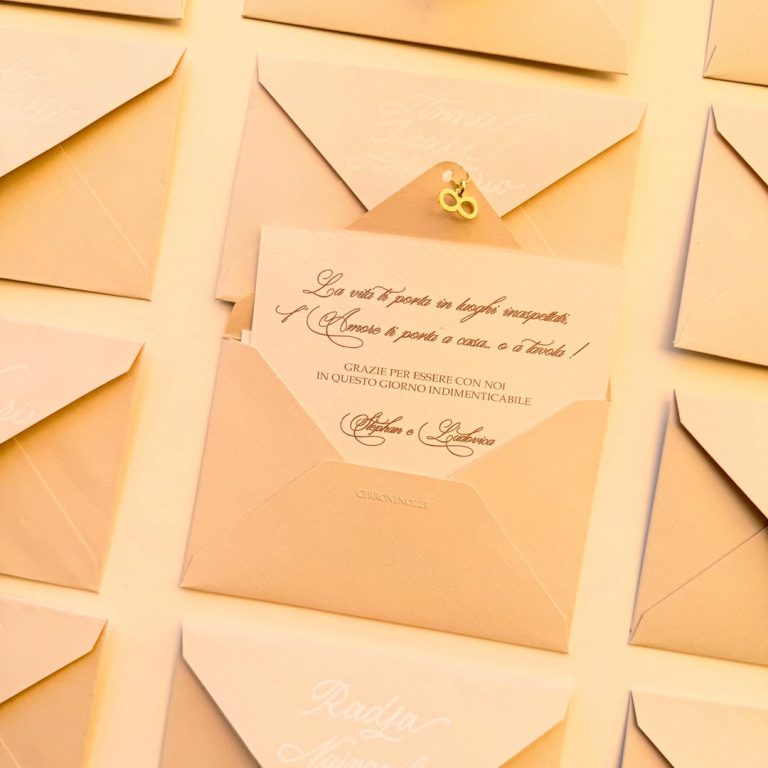 Invito di matrimonio in busta – Cerrone Nozze