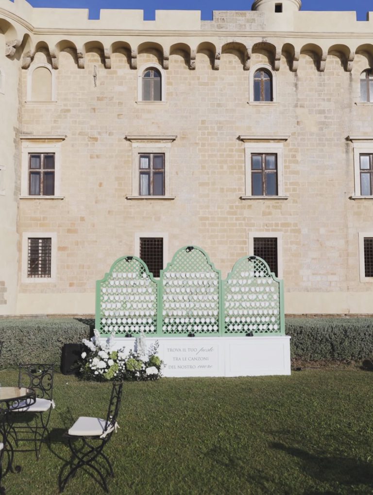 G e A – Castello di Palo Laziale – stationery Cerrone Nozze