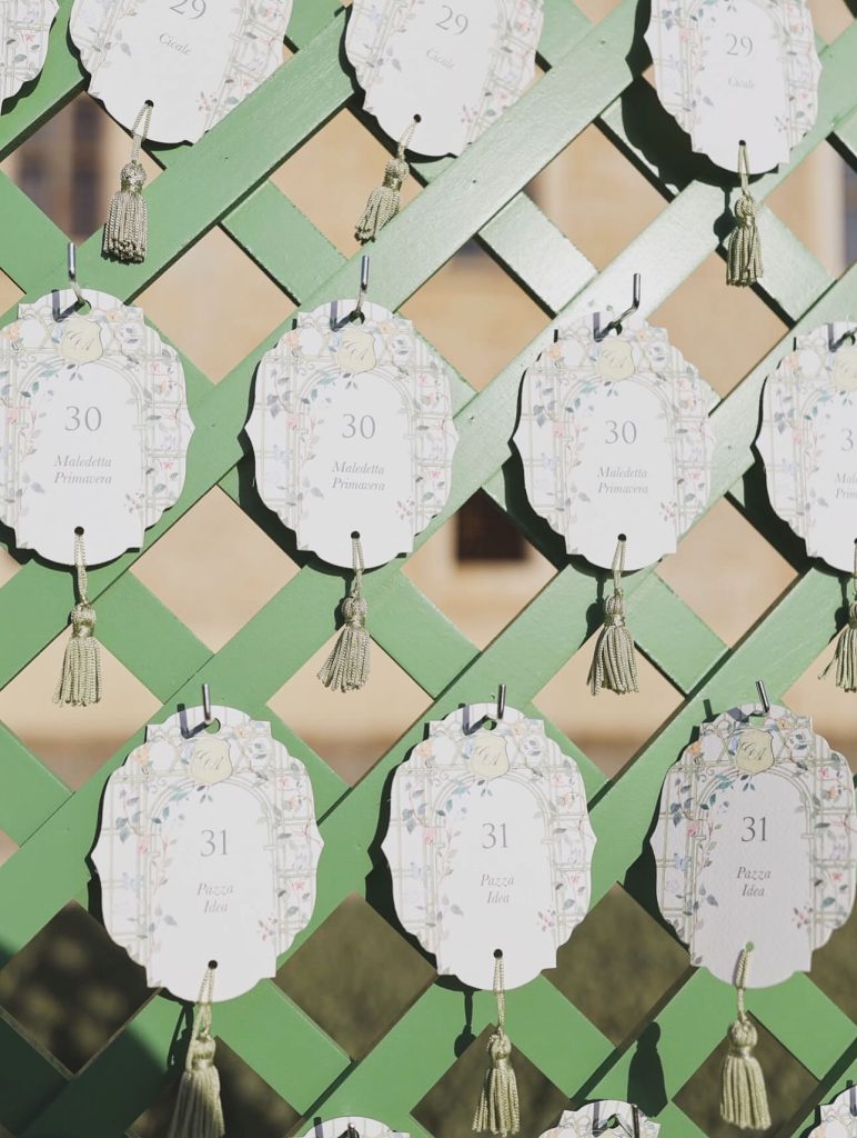 G & A · Tableau de mariage – Cerrone Nozze
